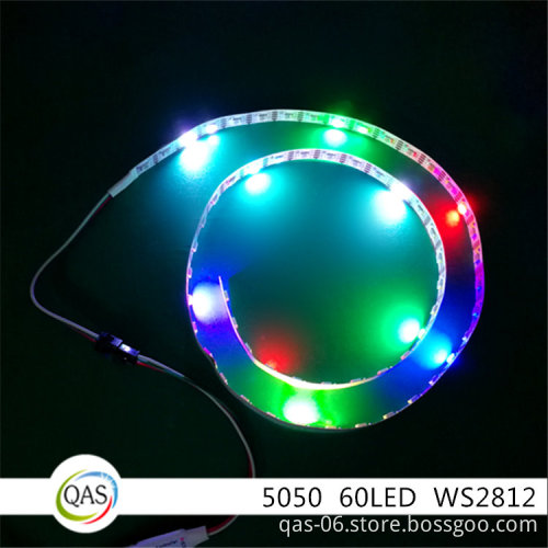 5V 5050 rgb ws2812 60led/m dream color changing led strip light